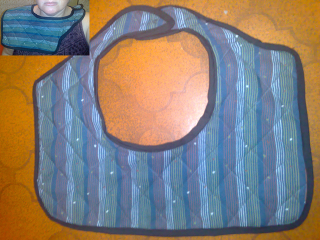 Quilted Burping Shoulder Bib