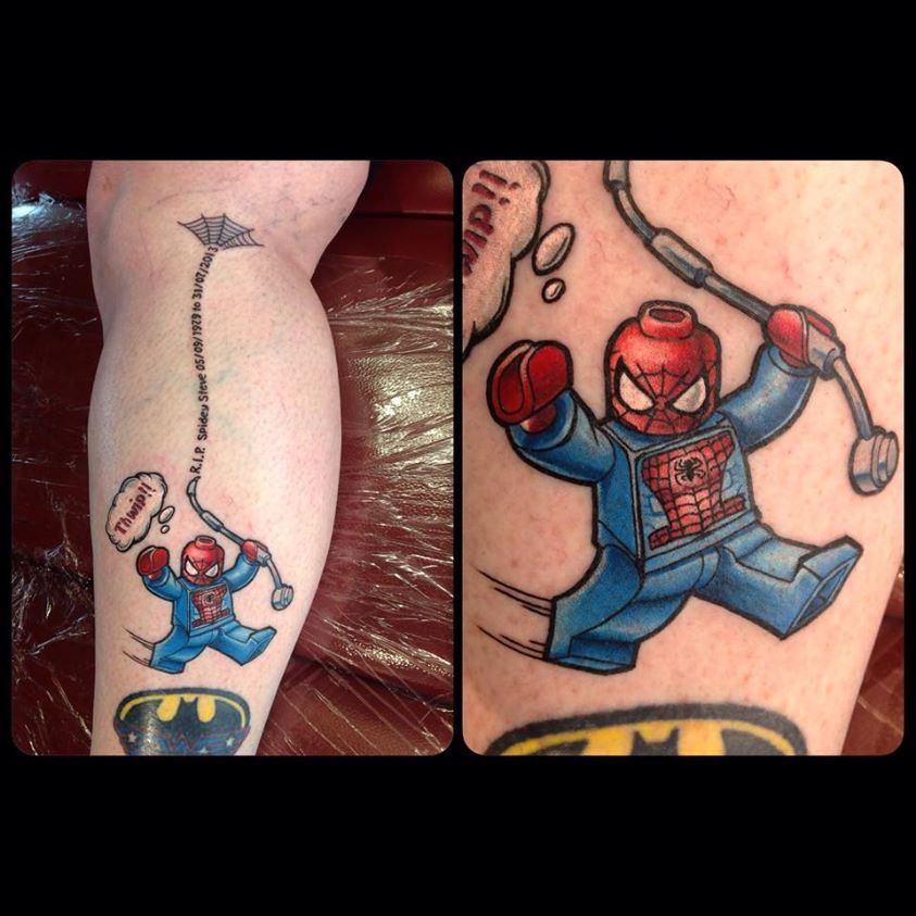 Tattoo Lego Spiderman