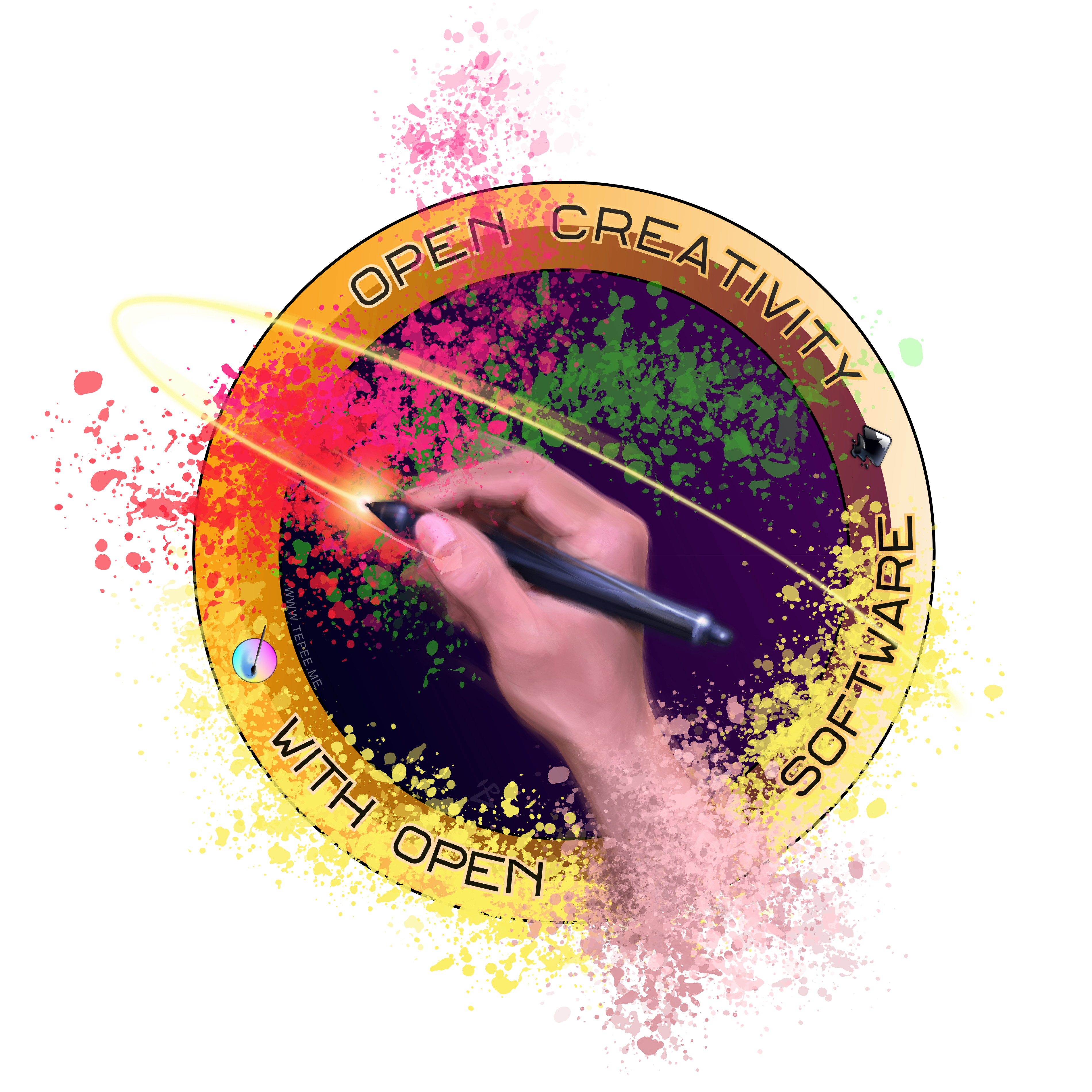 Open Creativity with Open softwares by Tepee