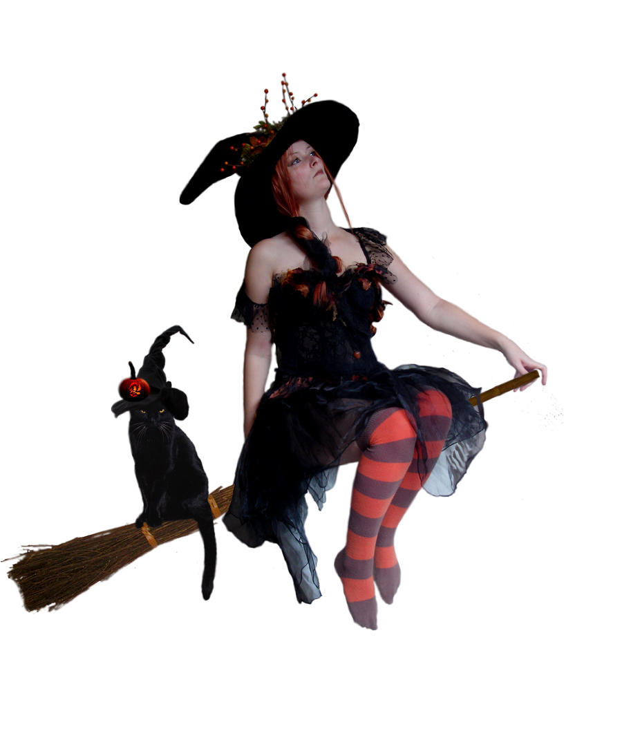 witch on broom