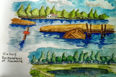 Sketch - Backwaters of Navarre