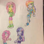 Random EQG sketches