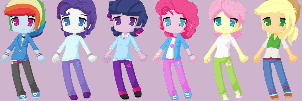 R63 Mane 6 by Imtailsthefoxfan on DeviantArt