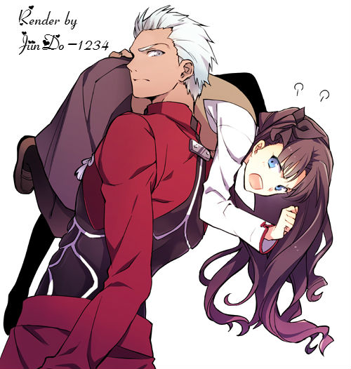 Fate/stay night - Archer + Tohsaka Rin