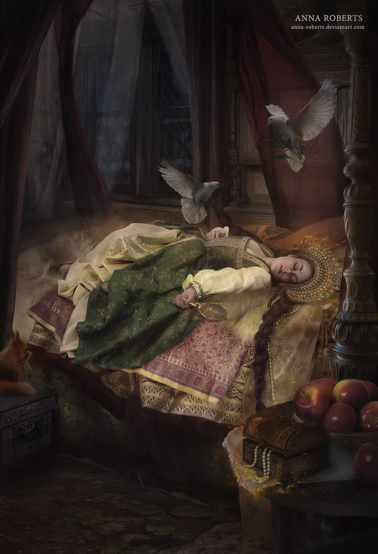 Tsarevna's dream by Anna-Roberts