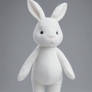 White Plush Rabbit 04