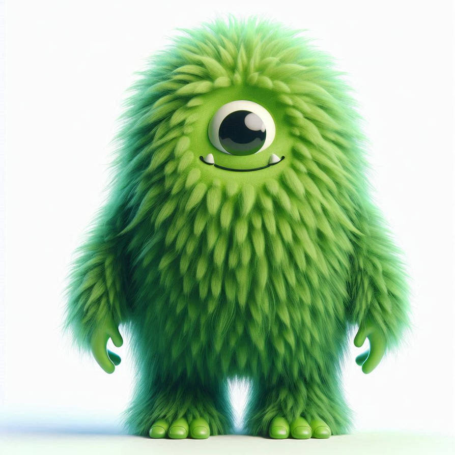 Green Cute Monster #8 by joshadventures on DeviantArt