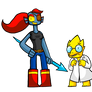 Undertale- Undyne and Alphys