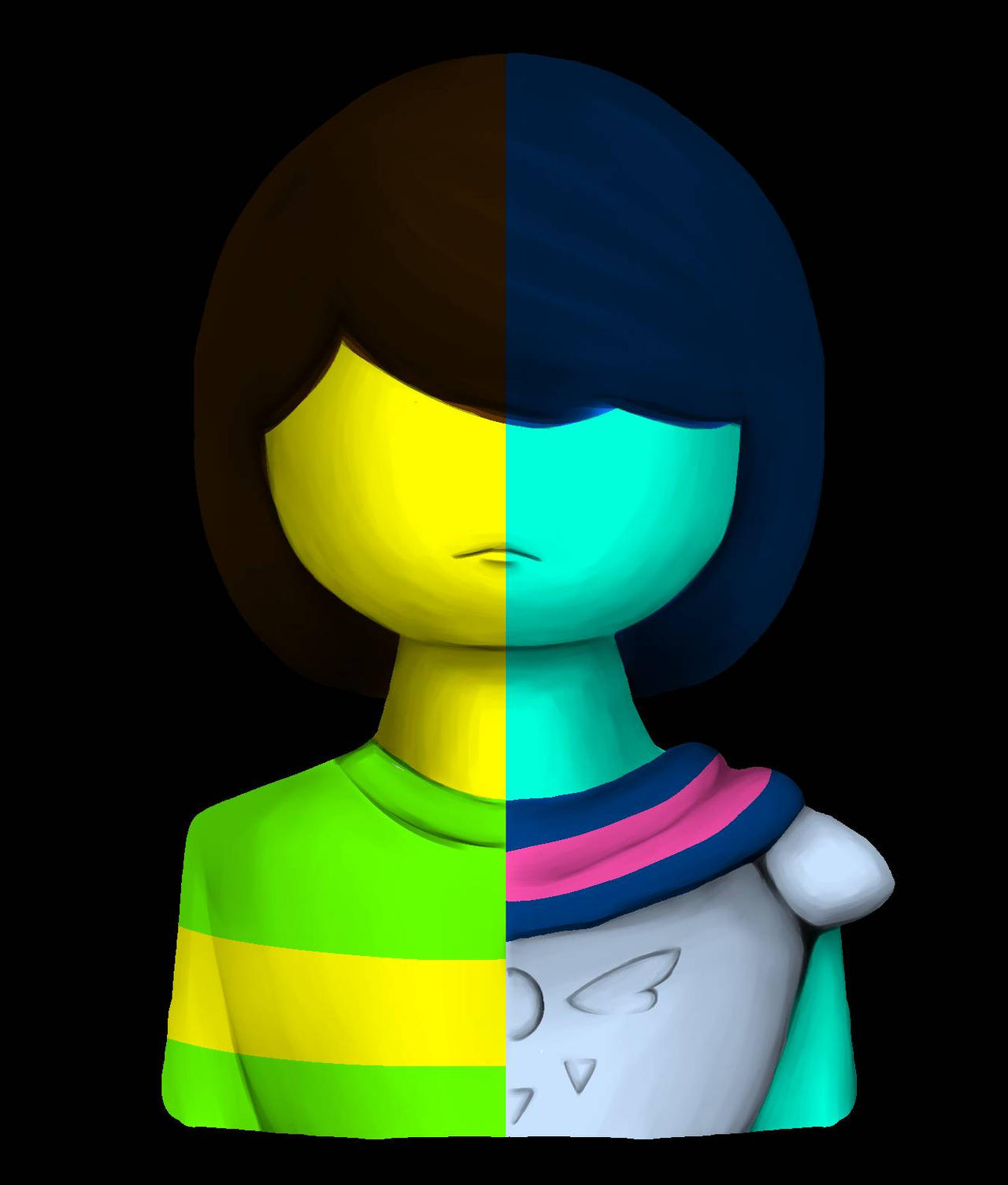 Chris Delta Roon Deltarune- Kris (Colour) by NickJellyNinja on DeviantArt