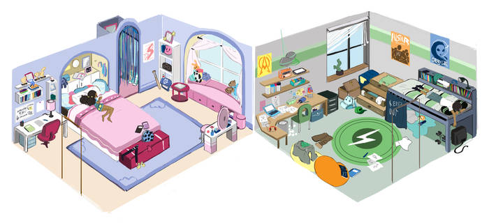 Twins' rooms