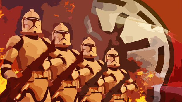 Clone troopers on Geonosis