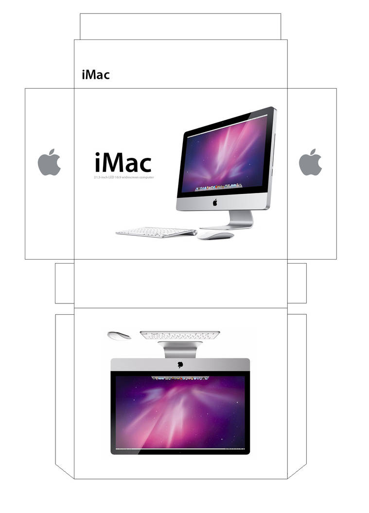 iMac Box Papercraft by facundoneglia on DeviantArt