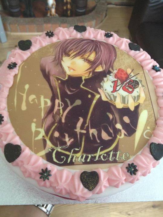 Anime Birthday cake