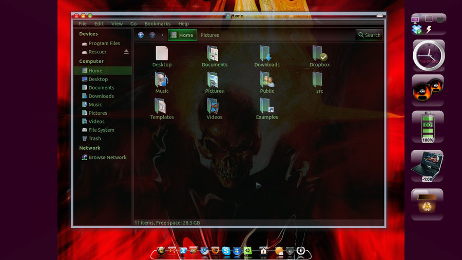 The Glass : Transparent Linux by paudelanup on DeviantArt