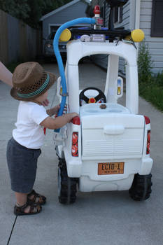 Cozy ECTO-1 trunk