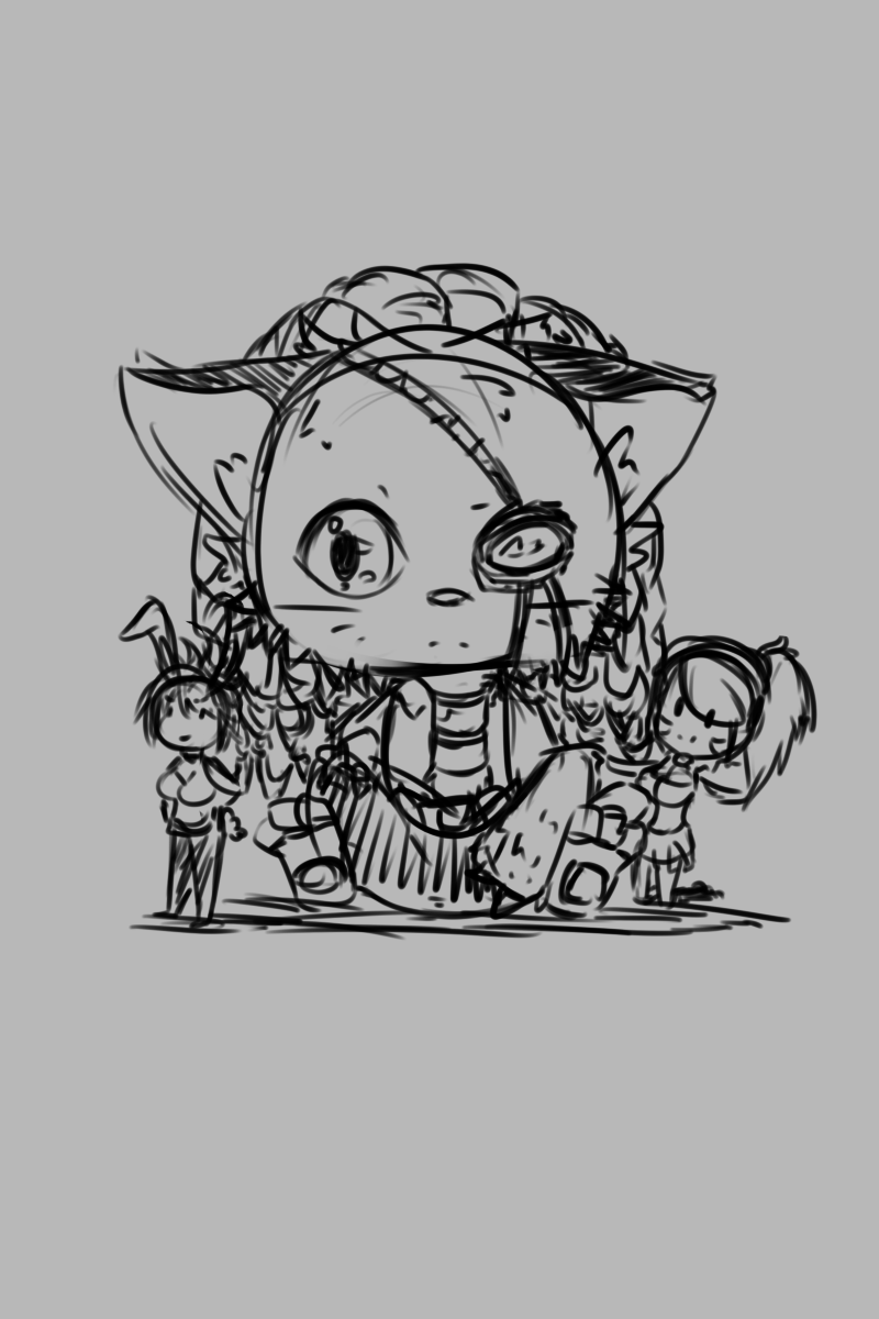 Another Doodle: Rengar WIP