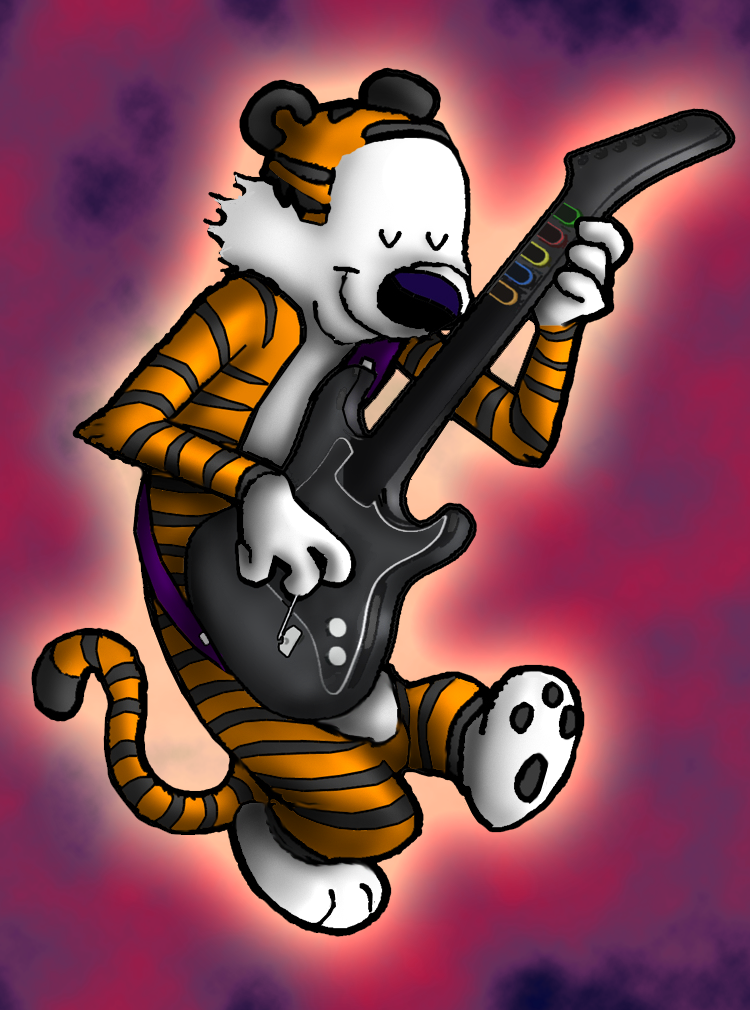 Hobbes is a Guitar Hero