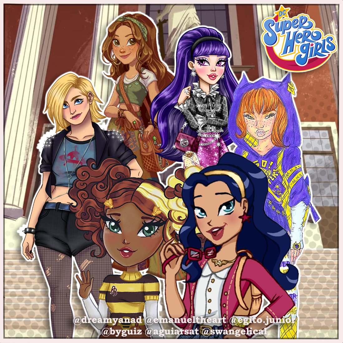 DC Super Hero Girls Collab by GuiZSTAR on DeviantArt