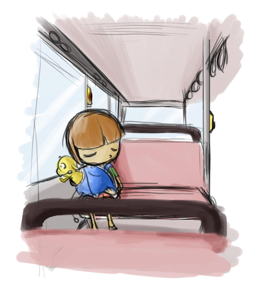 In the bus