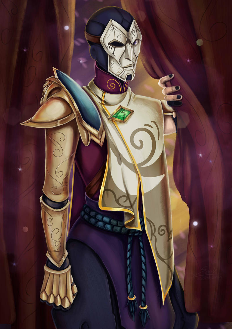 Jhin (league of legends) by Sokol-Ann on DeviantArt