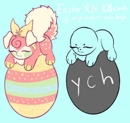 Easter Egg Sushi Dogs YCH (OPEN)