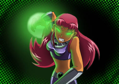 starfire sketch colored 2 :D