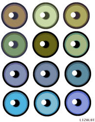 Eye Colours Chart