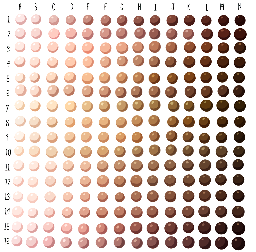 Skin Tone Swatches