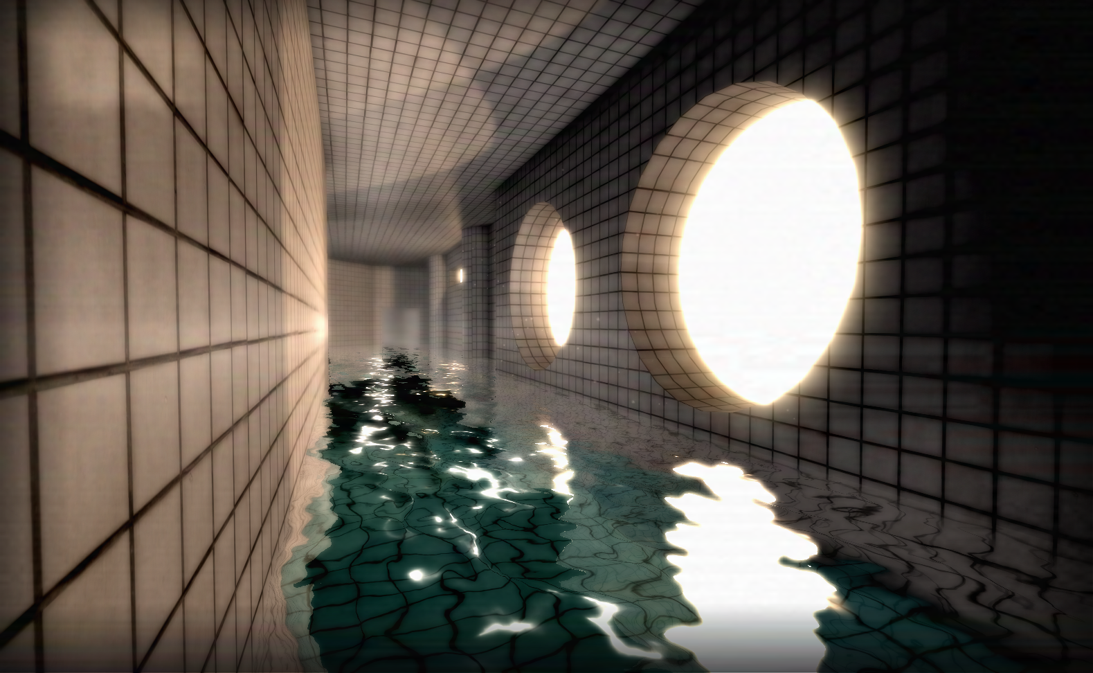 an a part of my liminal space game in roblox, this part looks like the new  part of poolrooms. : r/backrooms