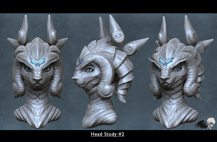 Dragoness Head Study 2