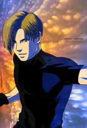 Leon scott kennedy - Fanart resident evil 4