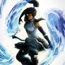 Korra Avatar state artwork + video