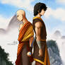Aang and Zuko fanart