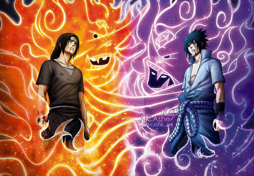 Susanoo - Itachi and Sasuke