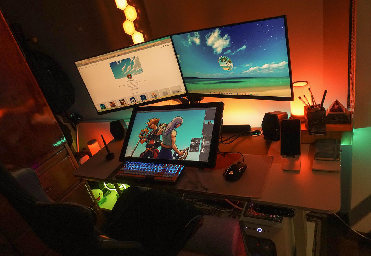 My Digital Art Setup by MCAshe on DeviantArt