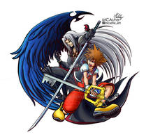 KH Sephiroth Vs Sora commission