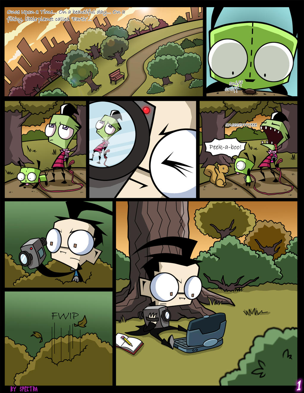 Dib in Wonderland- Page 1