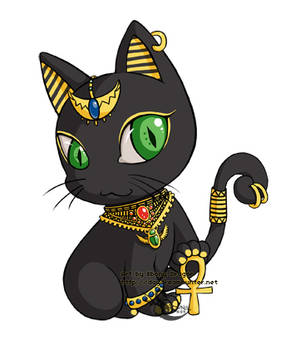 Chibi Egyptian Cat