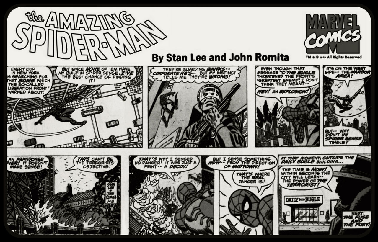 Classic Spider-Man Comic-Strip Wallpaper by jayce76 on DeviantArt
