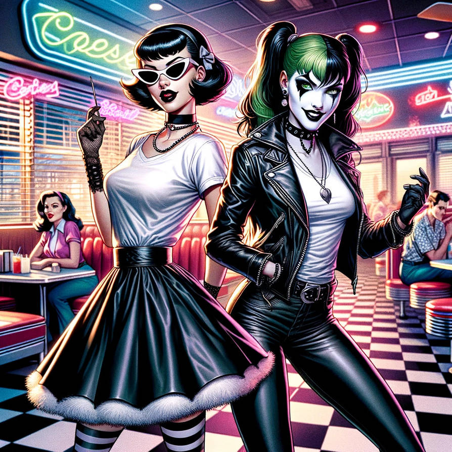 Deviantart 50s Rocking it in the '50s by TheAlbinoSnowman on DeviantArt