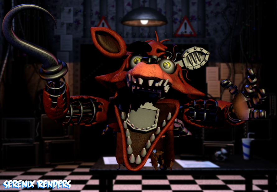 Withered Foxy Jumpscare 