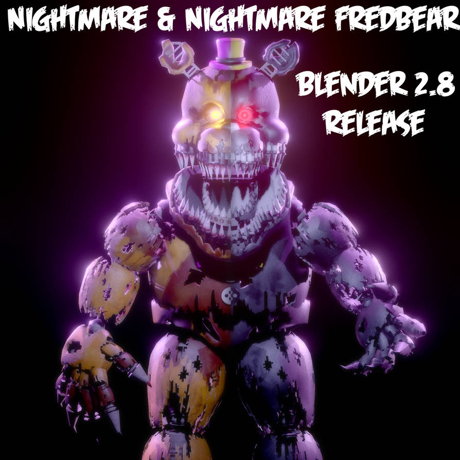 steel mask reflect Nightmare Fredbear Hw Blender 2.8 Release by zerodigitalartsYmore on  DeviantArt