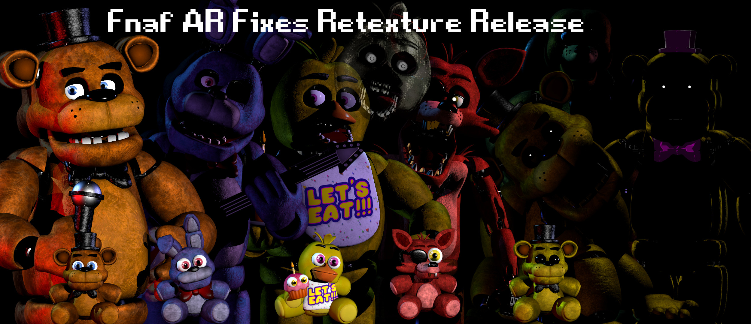 Thudner on X: Updating fnaf 1 edits new textures, updated mats and  generated hat mat [which i will use for the others too]   / X