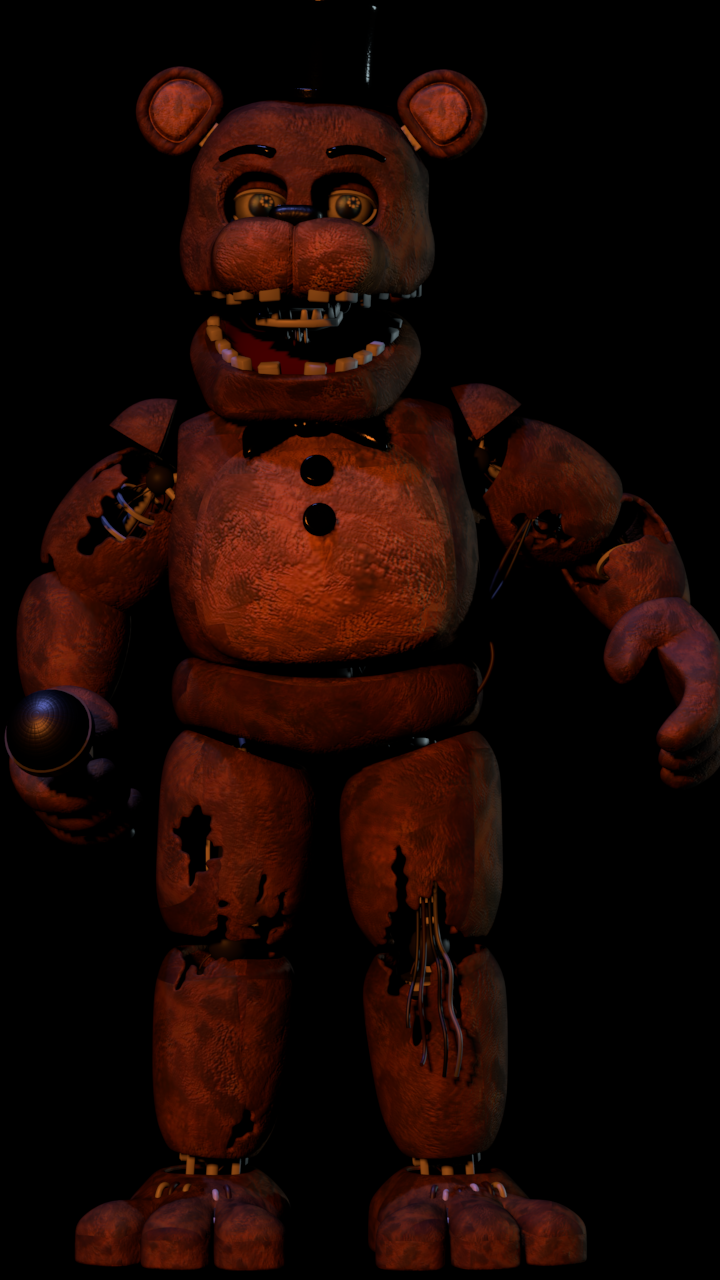 Withered Freddy practice render (Blender 2.79)