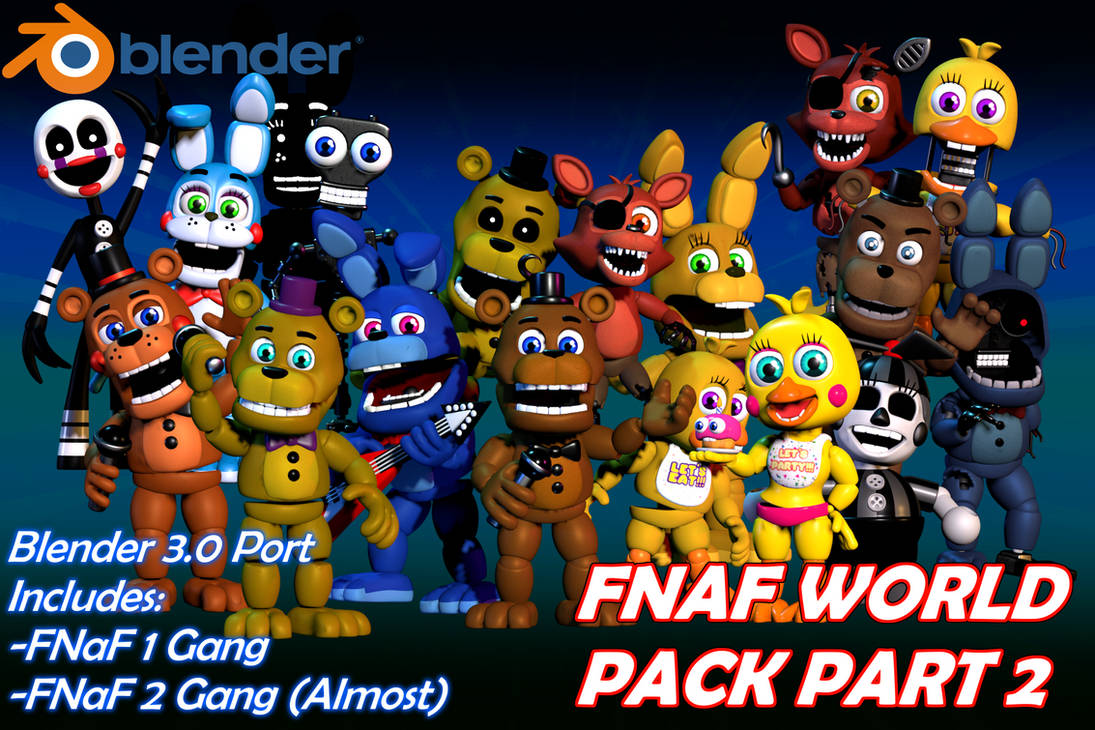 FNaF World character menu pic by DreemurrEdits87 on DeviantArt