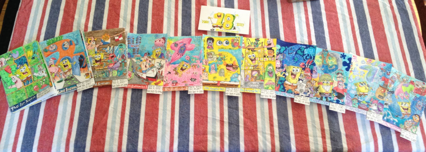 The complete spongebob dvd collection by wilduda on DeviantArt