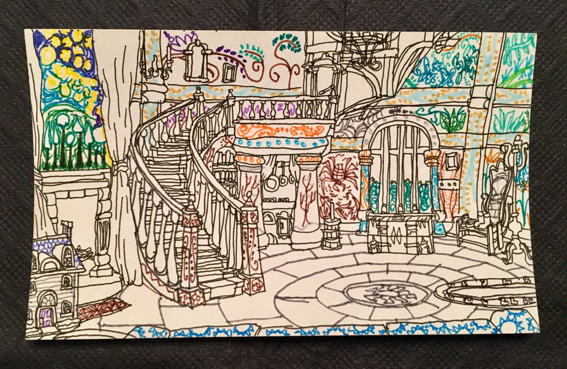 Rapunzel's tower inside by wilduda on DeviantArt