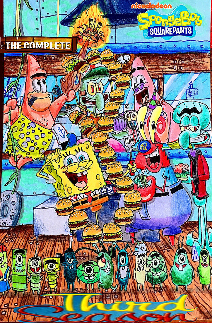 SpongeBob: The Complete Third Season (redraw) by wilduda on DeviantArt