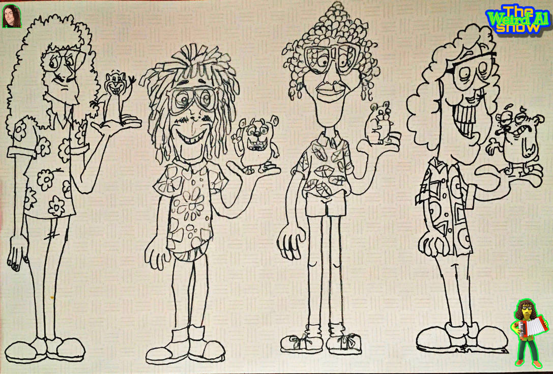 The Weird Al Show (intro styles) by wilduda on DeviantArt