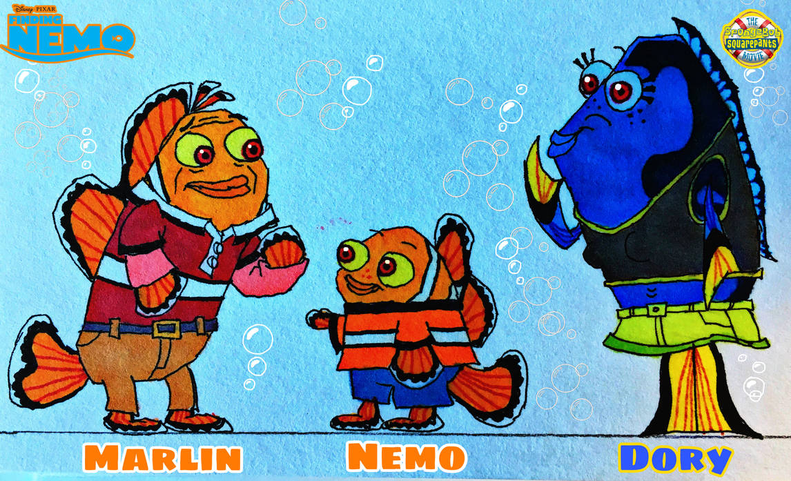 Nemos manliness adventures (SpongeBob styled) by wilduda on DeviantArt